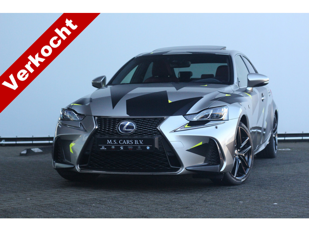 Lexus IS300h Hybride F-Sport Line Camo-Edition I Sunroof I Mark Levinson I PCS 27926407-0.jpg | M.S. Cars B.V.