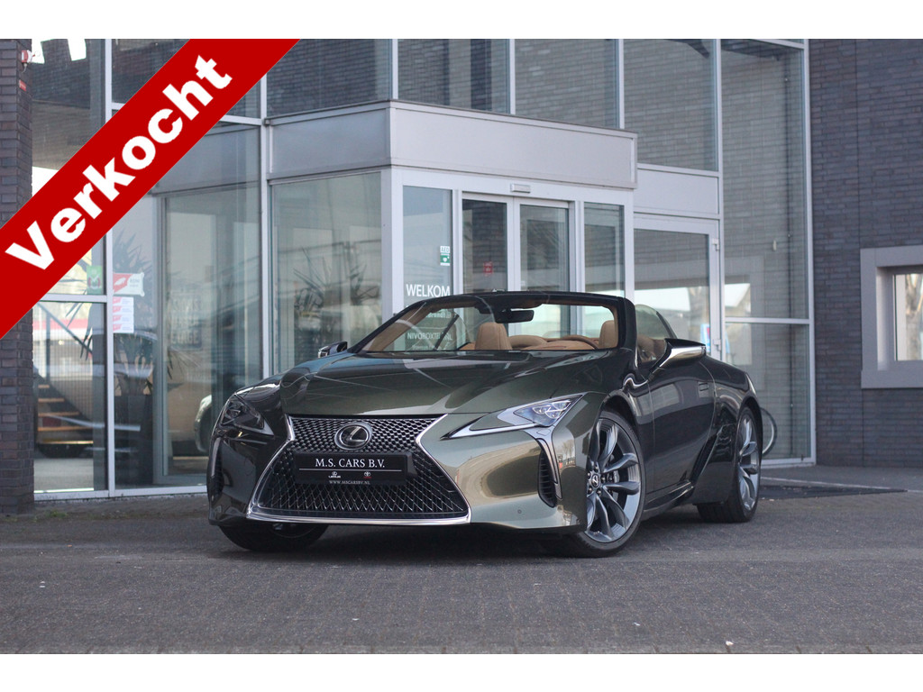 Lexus LC Cabrio 500 Convertible Carbon I Mark Lev. I Touring Pack I Khaki Green 40427630-0.jpg | M.S. Cars B.V.