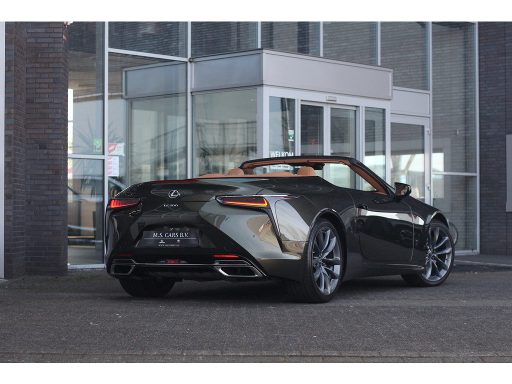 Lexus LC Cabrio 500 Convertible Carbon I Mark Lev. I Touring Pack I Khaki Green 40427630-1.jpg | M.S. Cars B.V.
